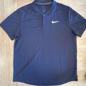 Nike Men's Navy Dri-FIT Polo Shirt